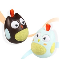 Owl Rattle Eye Roll Rattle Owl Eye Musical Toys Bell Toys Mainan Berbunyi Mainan Burung Hantu Mainan