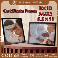 UA Decor | Photo Frame A4/A3/8.5X11/8X10 Size Home Decor Wall Decor Picture Holder Picture Frame