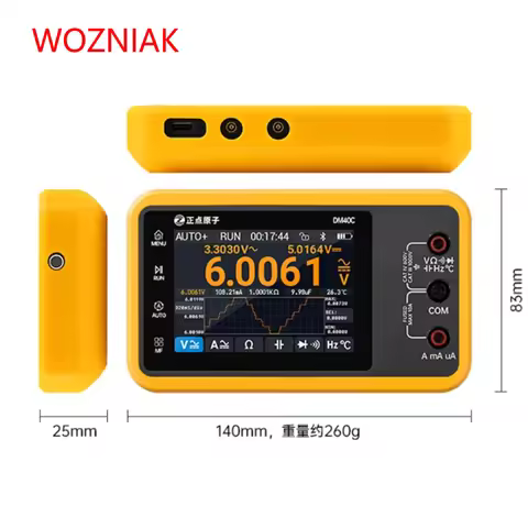 DM40 A/B/C Digital Multimeter Oscilloscope Signal Generator 3 in 1 50M Sample rate Voltage Diode Han