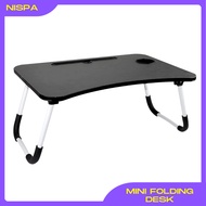 Portable Folding Laptop Stand Holder Study Table Desk Wooden Foldable Computer Desk for Sofa Bed