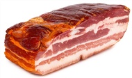 Smoked Bacon smoked german style lightly smoked 1 kg (2x500gr) - Bauchspeck mild geraeuchert 1 kg (2