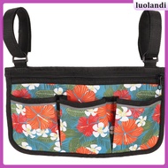 Wheelchair Storage Bag Accessories for Seniors Hanging Oxford Cloth Armrest  luolandi