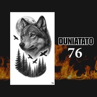 Duniatato-semi-permanent temporary tattoo stickers Motif 76