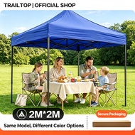 Trailtop Tent Folding Canopy Tent Outdoor Retractable 2*2M Heavy Duty Waterproof&Sunshade Tent