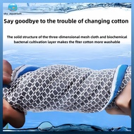Reusable 8D Filter Foam Cotton Sponge Filter Aquarium Filter Media (upgrade)