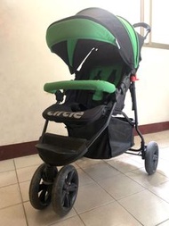 二手 circle 手推嬰幼兒車 Treviso 3S 綠色 三輪 可折疊 嬰兒車