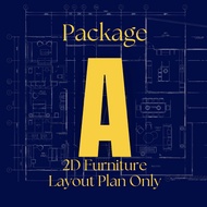 Package A - 2D Furniture Layout Plan