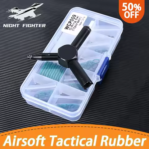 Airsoft Tactical Rubber O Ring Set Flat Silicone Fluorine Seal Gasket GBB Glock 17 19 Green Hunting