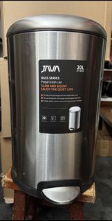 JAVA 20L 腳踏式 靜音防臭 不鏽鋼 垃圾桶 JH-8853