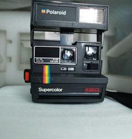 寶麗來 拍立得 POLAROID 635CL 彩虹機 Rainbow 有閃光燈 可收藏