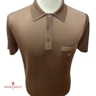 Montagut Men’s Renard Fil-Lumiere Short Sleeve Polo T-Shirt in Plain 100% Polyamide Made in Portugal