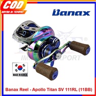 [LIMITED] Banax Apollo Titan SV Baitcasting Fishing Reel Max Drag 8kg