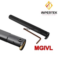 MGIVL 2016 4 Holder Grooving 4 Insert Cutting MGMN400 Pahat Bubut Potong 4mm