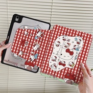 เคสiPadหมุน 360°Air6 Air7 Gen11 ที่ใส่ปากกา บ้านเห็ดคิตตี้ case iPad Gen10 Gen9 Air5