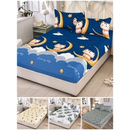 TNC Queen Size Canadian Bedsheet Pillowcase 5 in 1 Set (1 Bedsheet+2 pillowcase+2 Extra Pillowcase)
