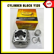 CYLINDER HPSP BLOCK Y125 Y125ZR COMPLETE SET 57MM 59MM PISTON