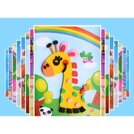 Kid 3D EVA DIY craft/sticker puzzle/birthday goodies/kids art and craft/kindergarten activity