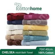 Cape-Tn Bath Towel: Tuala Mandi tebal 100% Natural Fine Cotton 70x140 cm/READY STOCK/Water Absorbent