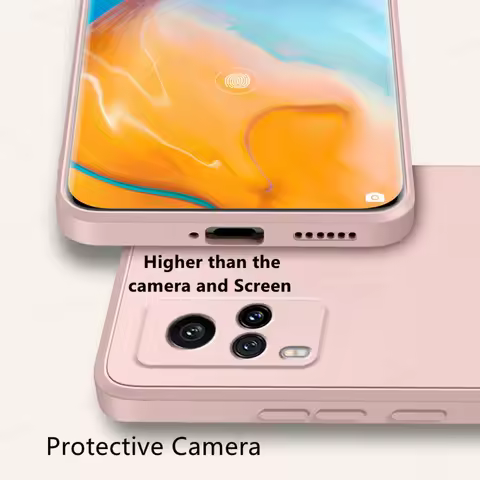 For Vivo Y53S Case Liquid Rumper Rubber Waterproof Silicone Shockproof Case For Vivo Y53S 4G Cover F