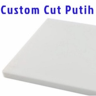 White PE Cutting Board, size 1 x 59.7 x 60 cm