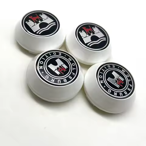 4pcs/Set 60mm 65mm 68mm 69mm 3D Wolfsburg Edition Emblem Badge Car Wheel Center Caps Wheel Hubcap Co