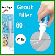 KOREA 🇰🇷 Grout filler waterproof 80ml / Grout Pen / Tile Grout Repair Pen Sealant Gap Filler Waterpr