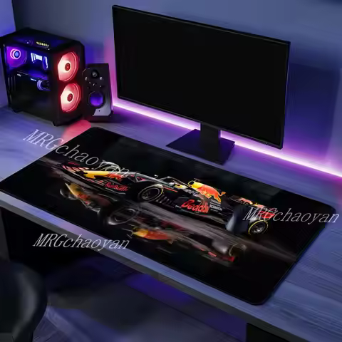 Hot-selling F1 Racing Red Mouse Pad Large Computer Office Game Table Mats XXL Rubber HD Gaming Keybo