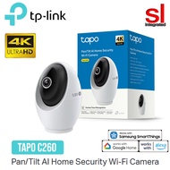 TP-LINK Tapo C260 4K Pan/Tilt AI Home Security Wi-Fi Camera