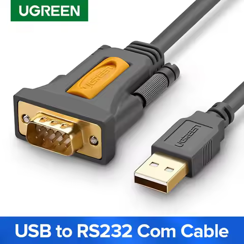 Ugreen USB to RS232 COM Port Serial PDA 9 DB9 Pin Cable Adapter Prolific pl2303 for Windows 7 8.1 XP