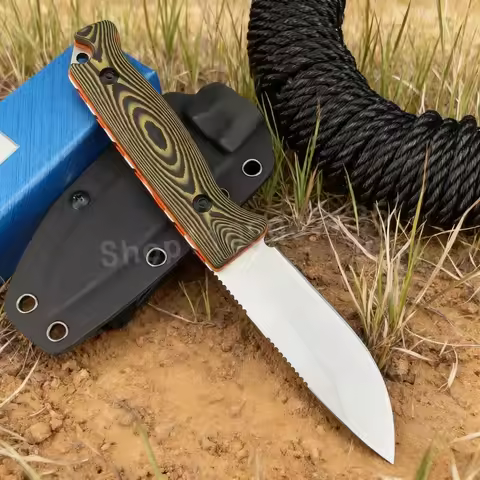 BM 15002 Adventure Survival Tools 8Cr13Mov Steel Treatment Outdoor Forest Obstacle Removal Knife EDC