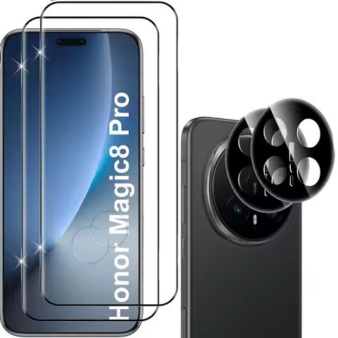 3D Curverd Protective Glass Cover For Honor Magic 8 Pro Tempered Glass Screen Protector For Magic8 P