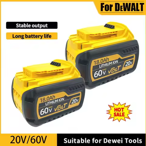 .For Dewalt Original 20v Rechargeable Tool Battery DCB200 DCB201 DCB206 DCB240 DCB250 Compatible Wit