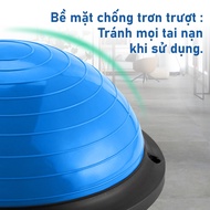 BG - Bóng tập YOGA tập Gym bóng tập thể lực thăng bằng BALL BALANCE Bosu +Tặng Bơm mini