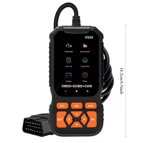 V520 Multi-language Automotive OBD2 Scanner Diagnostic Tool Real Time Data