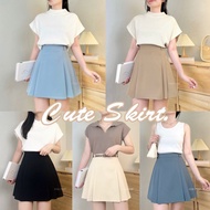 VA01 กระโปรง Cute Skirt ซิปหลัง งานตัด VILA