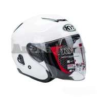 helm KYT KYOTO r solid putih | kyt kyoto putih original helm hall face