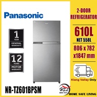 [DELIVERY  @ KLANG VALLEY]Panasonic 610L Inverter 2-door Refrigerator Fridge NR-TZ601BPSM / NR-TZ601