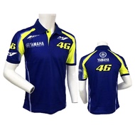 YAMAHA 46เสื้อนักขี่มอเตอร์มืออาชีพผู้หญิงเสื้อยืดแข่งรถมอเตอร์ไซค์แขนสั้นชุดแข่งมอเตอร์ไซค์