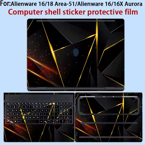 For Alienware 18 16 Area-51 sticker protective film Alienware 16X Aurora personality pattern film co