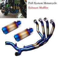 Fit For KAWASAKI Z1000 Z1000SX Ninja1000 2010-2020 Motorcycle Full Exhaust Systems Exhaust Pipe Fron