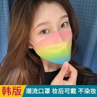 Korean version of KF94 gradient high-value mask 4D three-dimensional willow-shaped mask disposable p