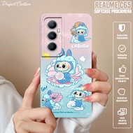 Softcase Realme C65hp - Realme C65 Case (Pumpkin) Silicone Realme C65hp - Casing Realme C65hp - Casi