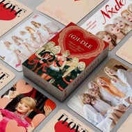 60 pieces of (G)I-DLE new album I FEEL new album peripheral collection card gidle double-sided LOMO 