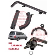 KIA CARNIVAL NAZA RIA WATER PUMP PIPE/BY PASS HOSE/PAIP AIR PVC/THERMOSTAT HOUSING/THERMOSTAT