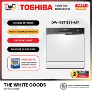 [FREE SHIPPING + GIFT] Toshiba Counter Top Dish Washer With 7 Programme DW-08T1(S)-MY / Beko DTC3681