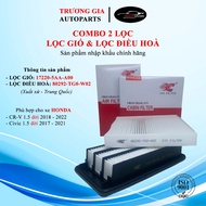 Combo lọc thường cho Honda Crv 1.5, Civic 1.5 [17220-5AA-A00/80292-TG0-W02]