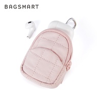 BAGSMART กระเป๋าเป้สะพายหลังขนาดเล็กน่ารัก กระเป๋าใส่หูฟังแบบพกพา กระเป๋าใส่หูฟังสำหรับเดินทาง กระเป
