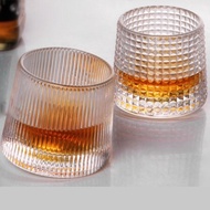 Ripple Spin Rock Whiskey Glass