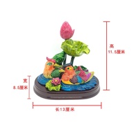 Desktop Bedroom Crafts Decorations Pair Decorations Bedside Table Mandarin Duck Animal Lotus PIZS