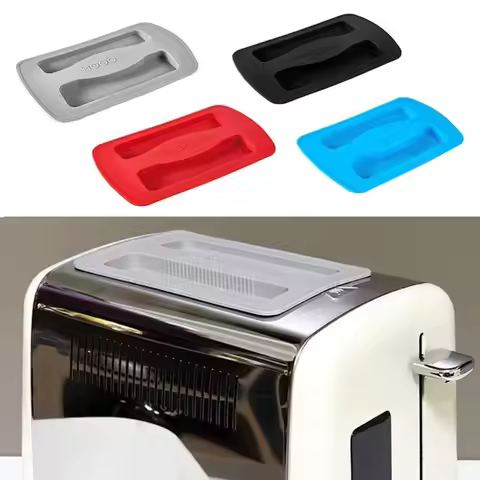 Silicone Toaster Dust Cover Dustproof Soft Breakfast Machine Cover Universal Toaster Upper Lid